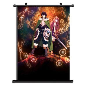 Tate no Yuusha no Nariagari Anime Wall Art Decoration Scroll Poster 24"x 36"